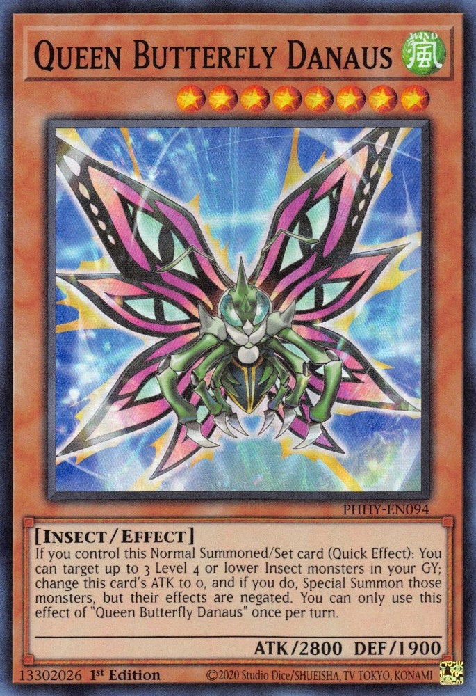 Image for Queen Butterfly Danaus (PHHY-EN094) (PHHY) - YuGiOh