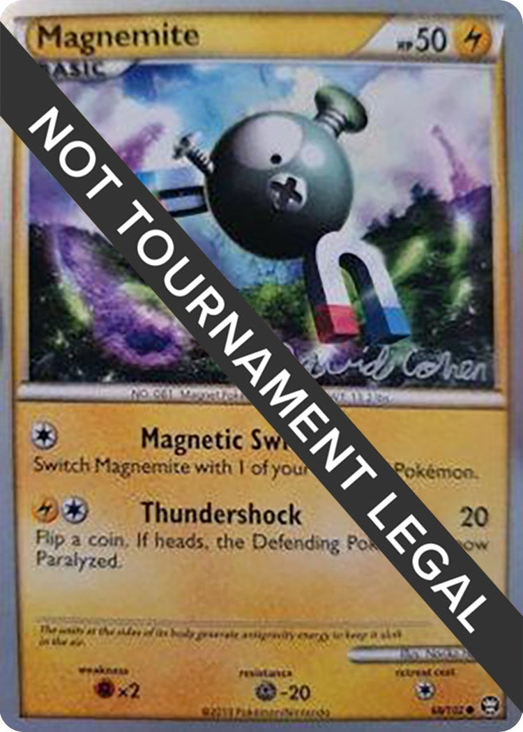 Image for Magnemite - 2011 (David Cohen) (68/102) (WCD) - Pokemon