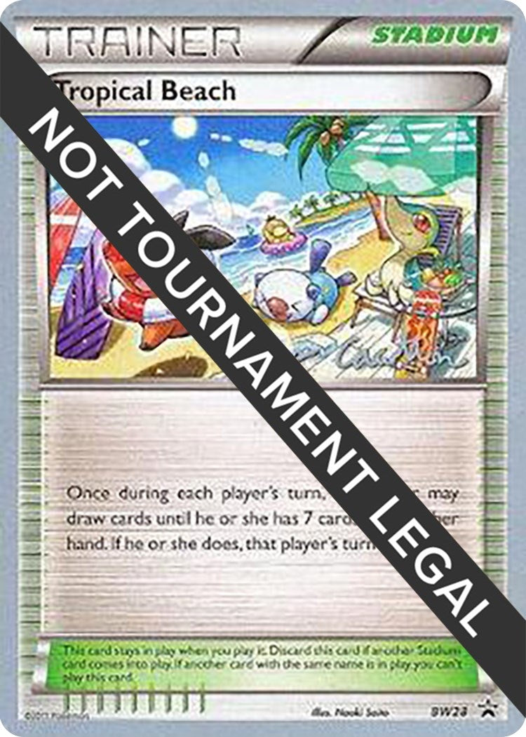 Image for Tropical Beach - 2011 (Ross Cawthon) (BW28) (WCD) - Pokemon