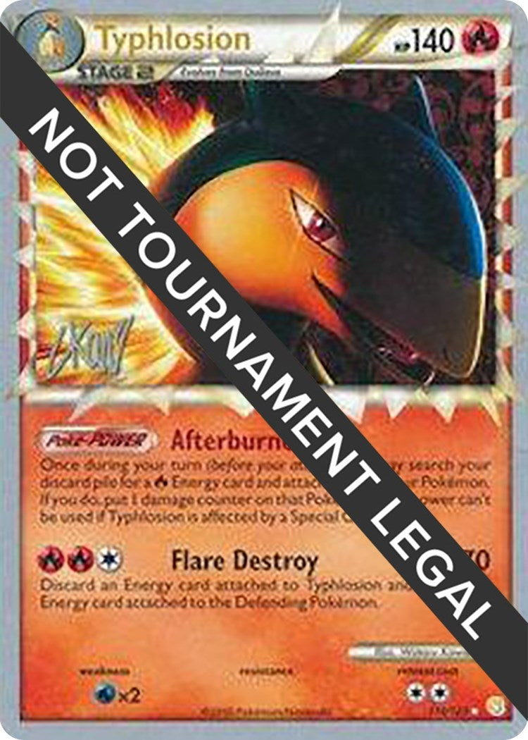 Image for Typhlosion - 2011 (Christopher Kan) (110/123) (WCD) - Pokemon