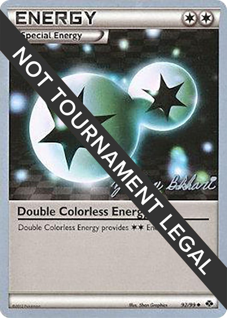 Image for Double Colorless Energy - 2012 (Zachary Bokhari) (92/99) (WCD) - Pokemon