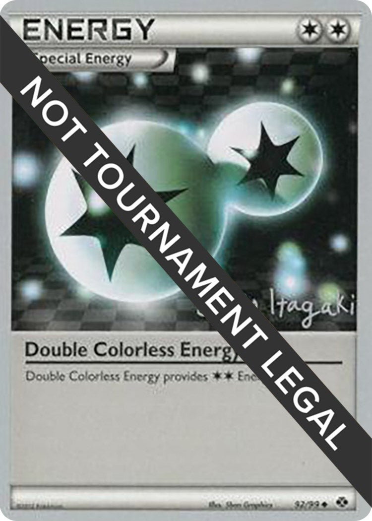 Image for Double Colorless Energy - 2012 (Shuto Itagaki) (92/99) (WCD) - Pokemon