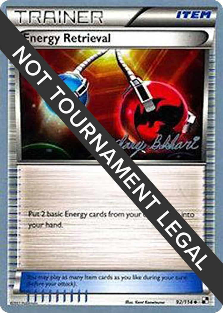 Image for Energy Retrieval - 2012 (Zachary Bokhari) (92/114) (WCD) - Pokemon