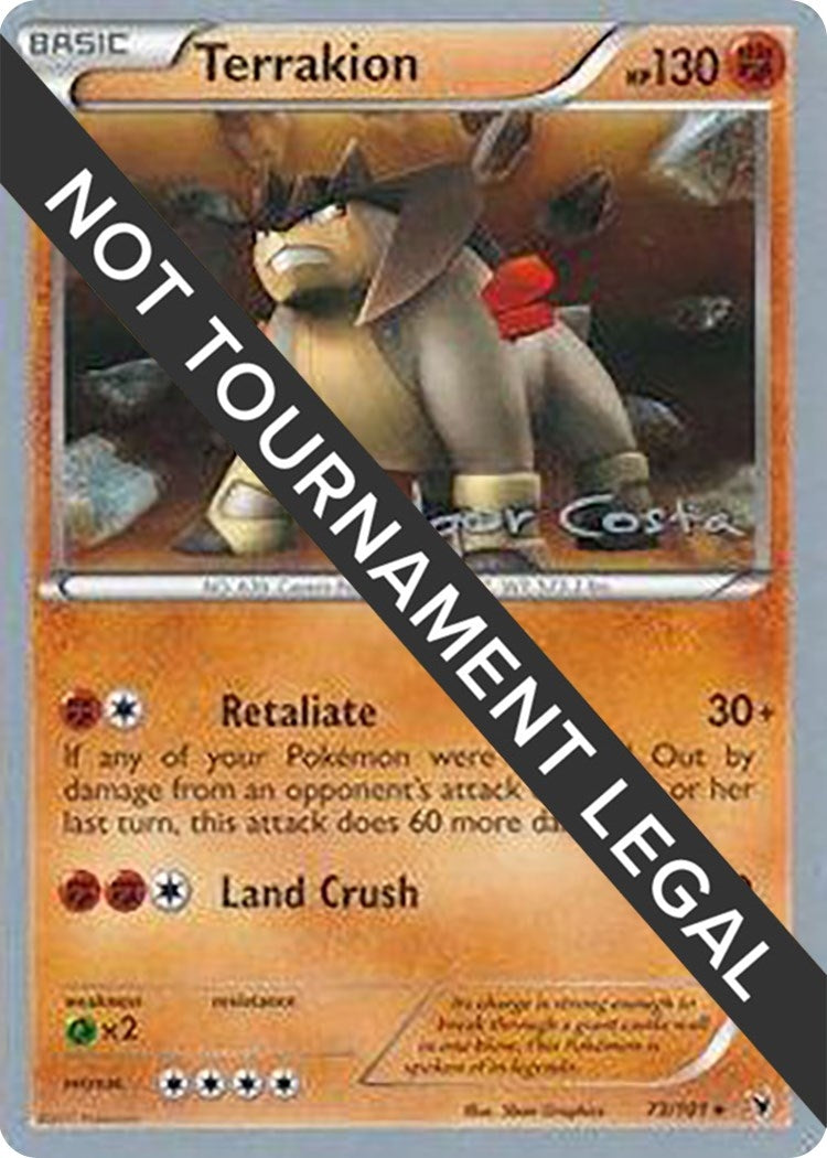 Image for Terrakion - 2012 (Igor Costa) (73/101) (WCD) - Pokemon