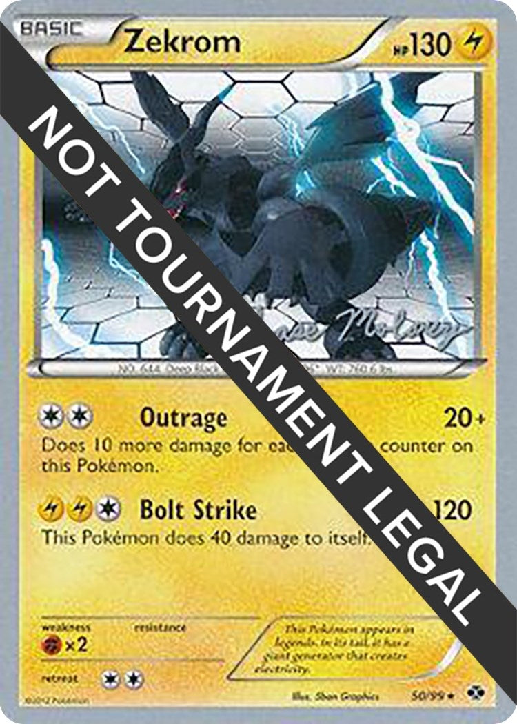 Image for Zekrom - 2012 (Chase Moloney) (50/99) (WCD) - Pokemon