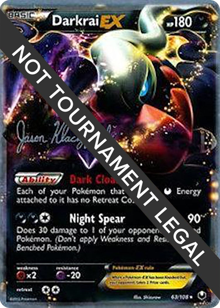 Image for Darkrai EX - 2013 (Jason Klaczynski) (63/108) (WCD) - Pokemon