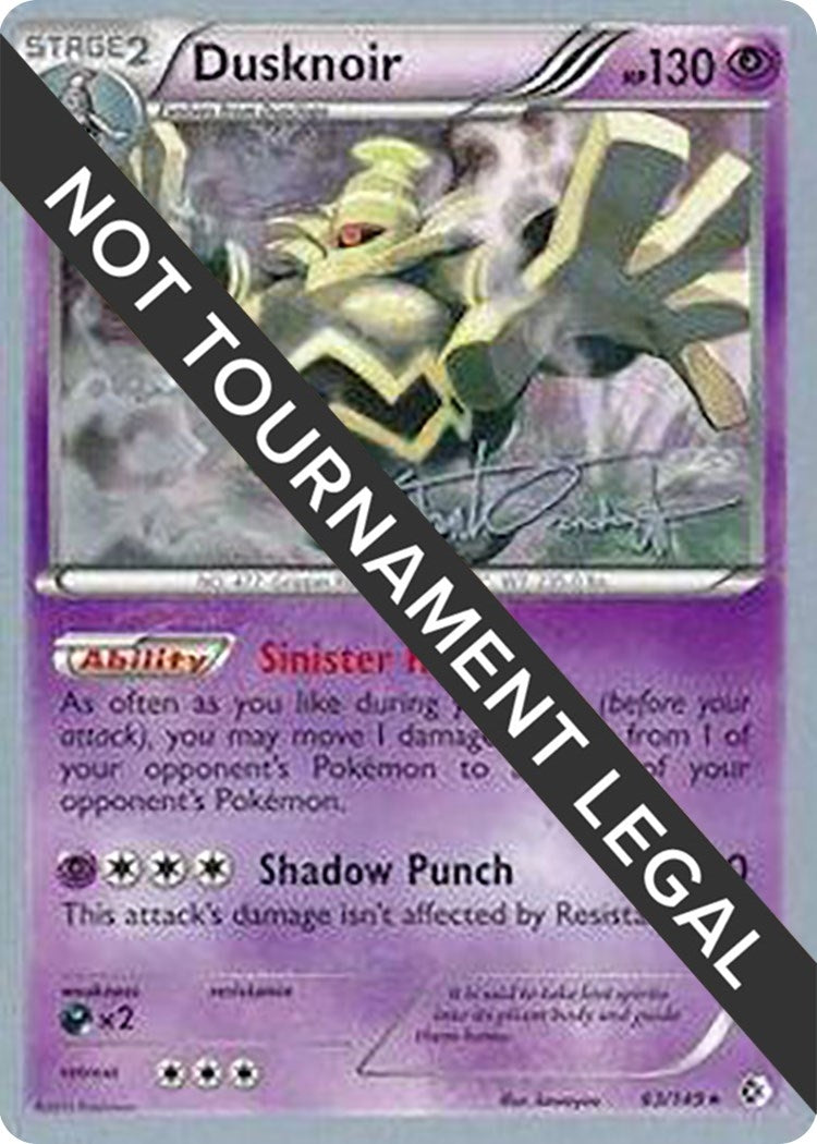 Image for Dusknoir - 2014 (Trent Orndorff) (63/149) (WCD) - Pokemon