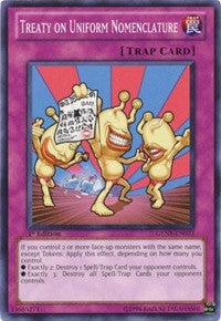 Image for Treaty on Uniform Nomenclature (GENF-EN073) (GENF) - YuGiOh