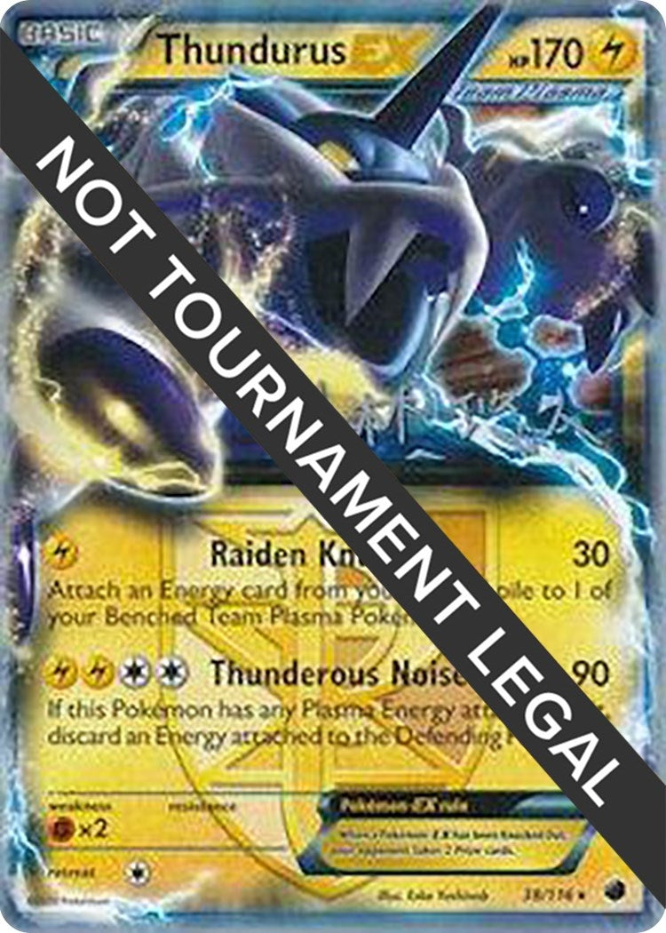 Image for Thundurus EX - 2014 (Haruto Kobayashi) (38/116) (WCD) - Pokemon