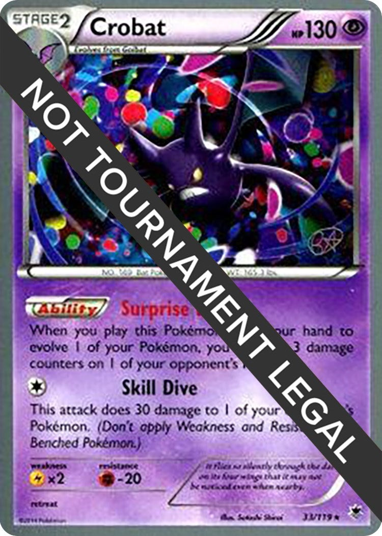 Image for Crobat - 2015 (Rowan Stavenow) (33/119) (WCD) - Pokemon