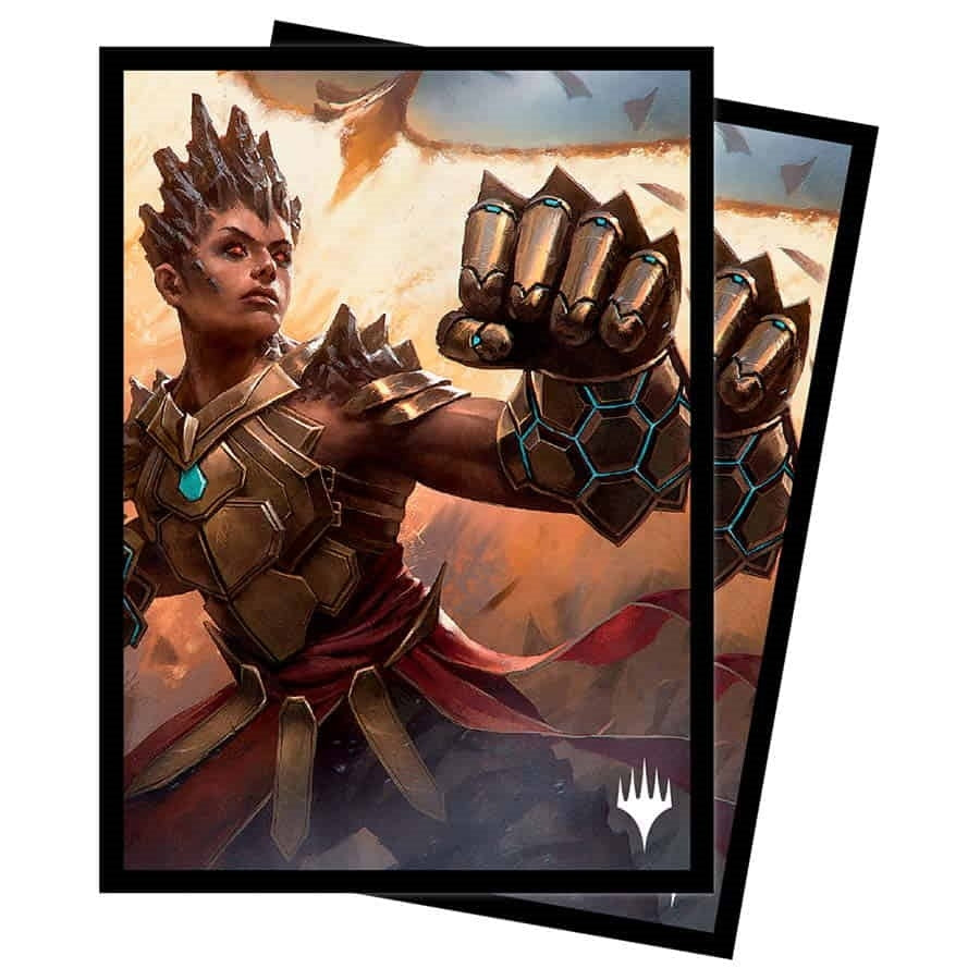 Image for Phyrexia: All Will Be One Neyali, Suns' Vanguard Standard Deck Protector sleeves for Magic (100-pack) - Card Sleeves