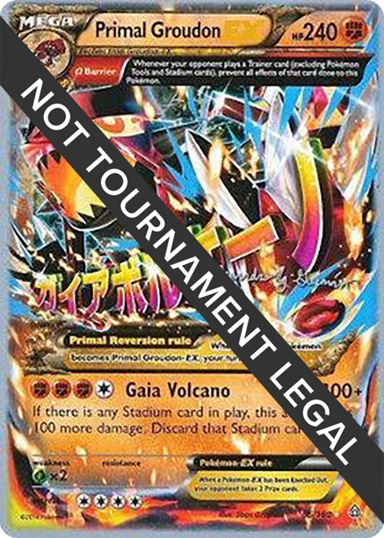Image for Primal Groudon EX - 2015 (Alejandro Ng-Guzman) (86/160) (WCD) - Pokemon