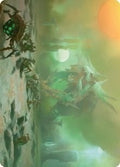 Image for Green Sun's Twilight Art Card (39) (Phyrexia: All Will Be One) - Magic: The Gathering