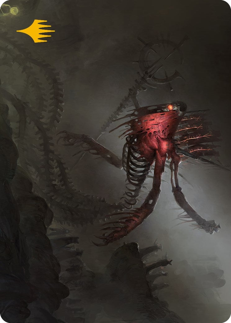Image for Drivnod, Carnage Dominus Art Card (Gold-Stamped Signature) (20) (Phyrexia: All Will Be One) - Magic: The Gathering