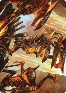 Image for Gleeful Demolition Art Card (28) (Phyrexia: All Will Be One) - Magic: The Gathering