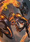 Image for Forgehammer Centurion Art Card (Gold-Stamped Signature) (26) (Phyrexia: All Will Be One) - Magic: The Gathering