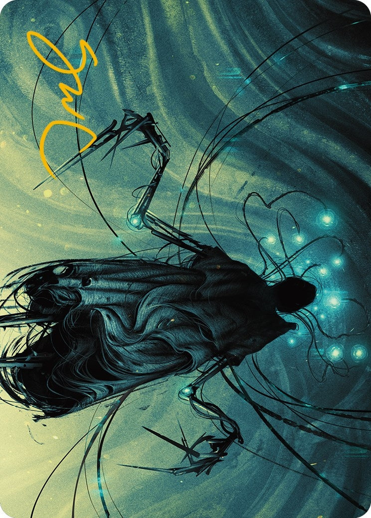 Image for Ichor Synthesizer Art Card (Gold-Stamped Signature) (14) (Phyrexia: All Will Be One) - Magic: The Gathering