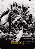 Image for Karumonix, the Rat King Art Card (Gold-Stamped Signature) (70) (Phyrexia: All Will Be One) - Magic: The Gathering