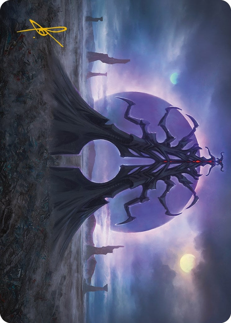 Image for Black Sun's Twilight Art Card (Gold-Stamped Signature) (19) (Phyrexia: All Will Be One) - Magic: The Gathering
