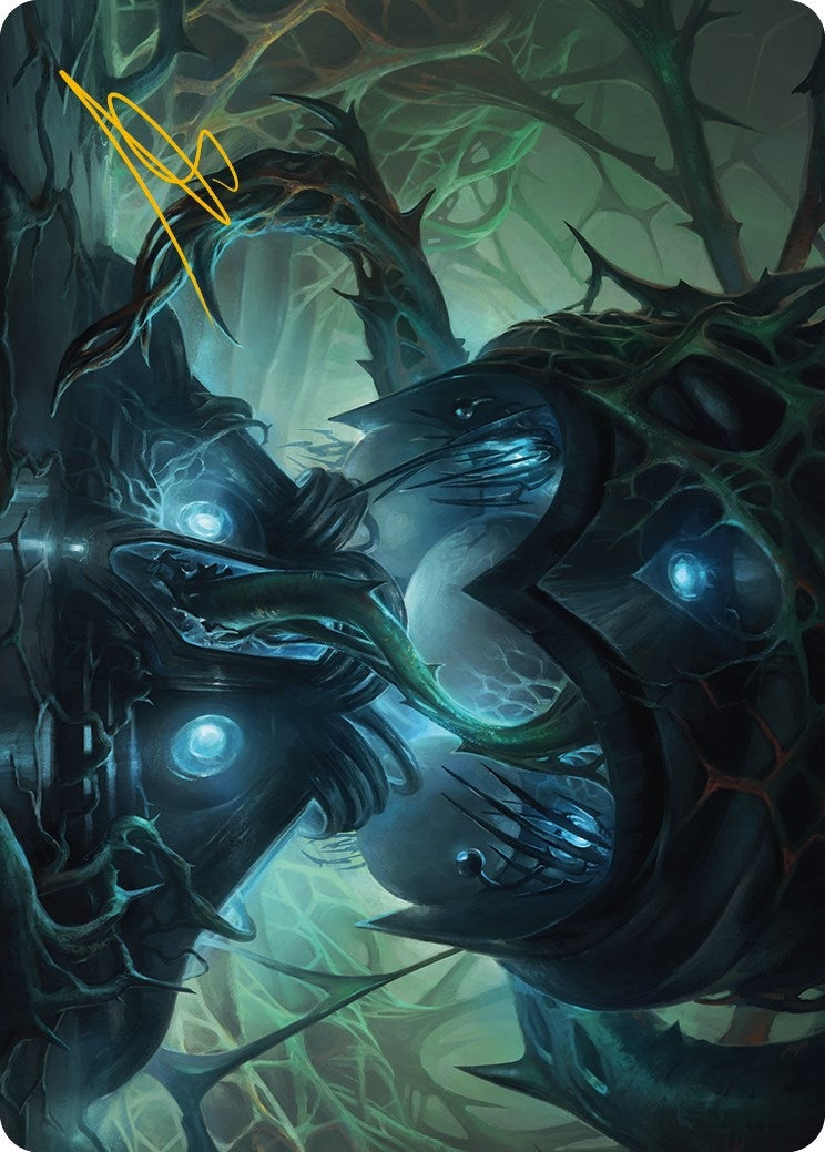 Image for Expand the Sphere Art Card (Gold-Stamped Signature) (38) (Phyrexia: All Will Be One) - Magic: The Gathering