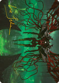 Image for Archfiend of the Dross Art Card (Gold-Stamped Signature) (18) (Phyrexia: All Will Be One) - Magic: The Gathering