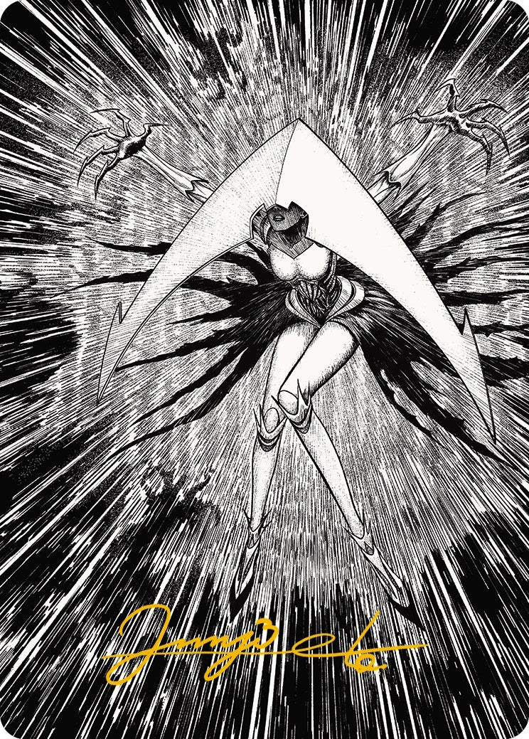 Image for Elesh Norn, Mother of Machines Art Card (64/81) (Gold-Stamped Signature) (64) (Phyrexia: All Will Be One) - Magic: The Gathering