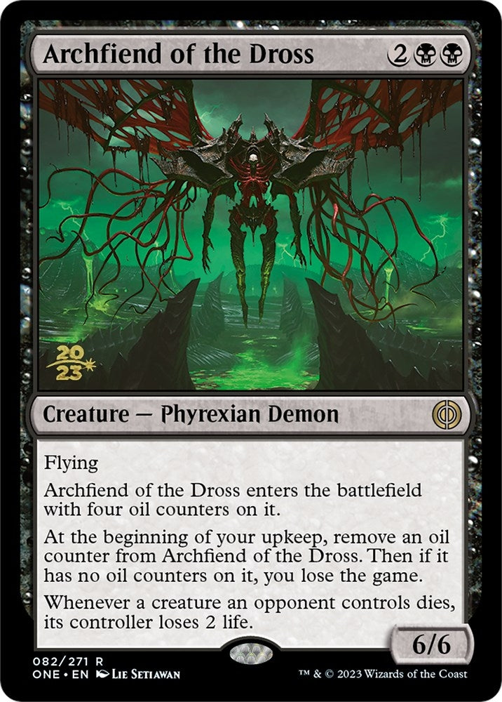 Image for Archfiend of the Dross (82) (Prerelease Cards) - Magic: The Gathering