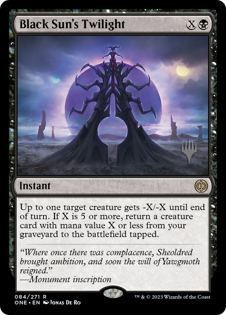 Image for Black Sun's Twilight (84) (Phyrexia: All Will Be One) - Magic: The Gathering
