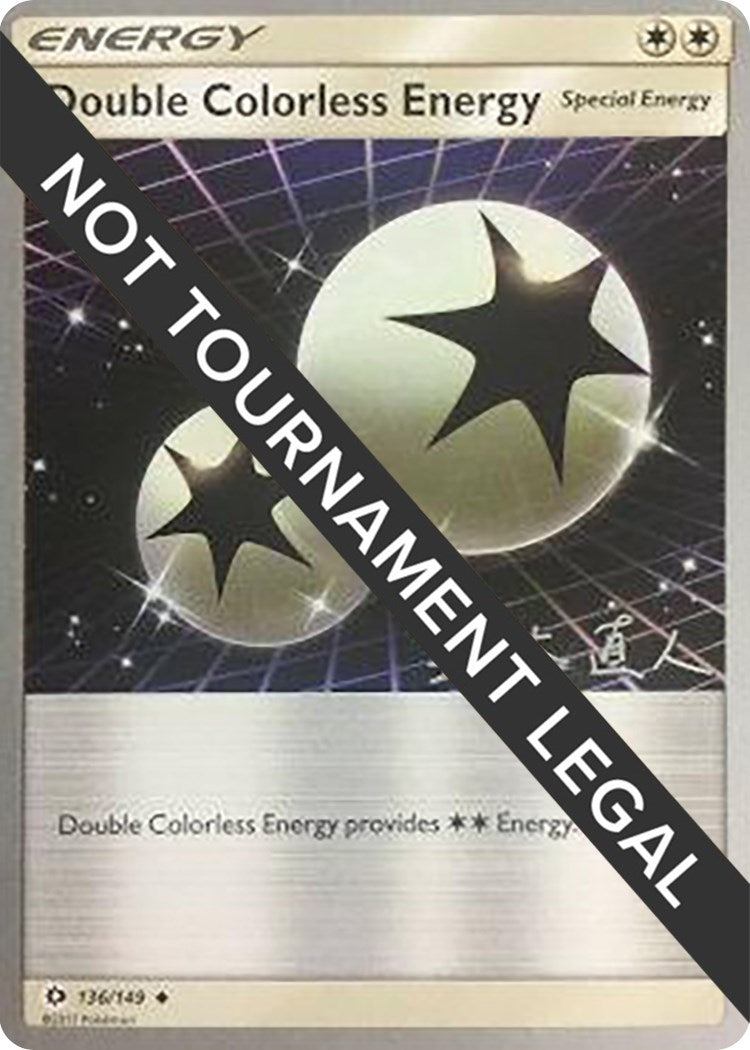 Image for Double Colorless Energy - 2017 (Naoto Suzuki) (136/149) (WCD) - Pokemon