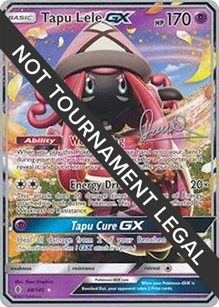 Image for Tapu Lele GX - 2017 (Diego Cassiraga) (60/145) (WCD) - Pokemon