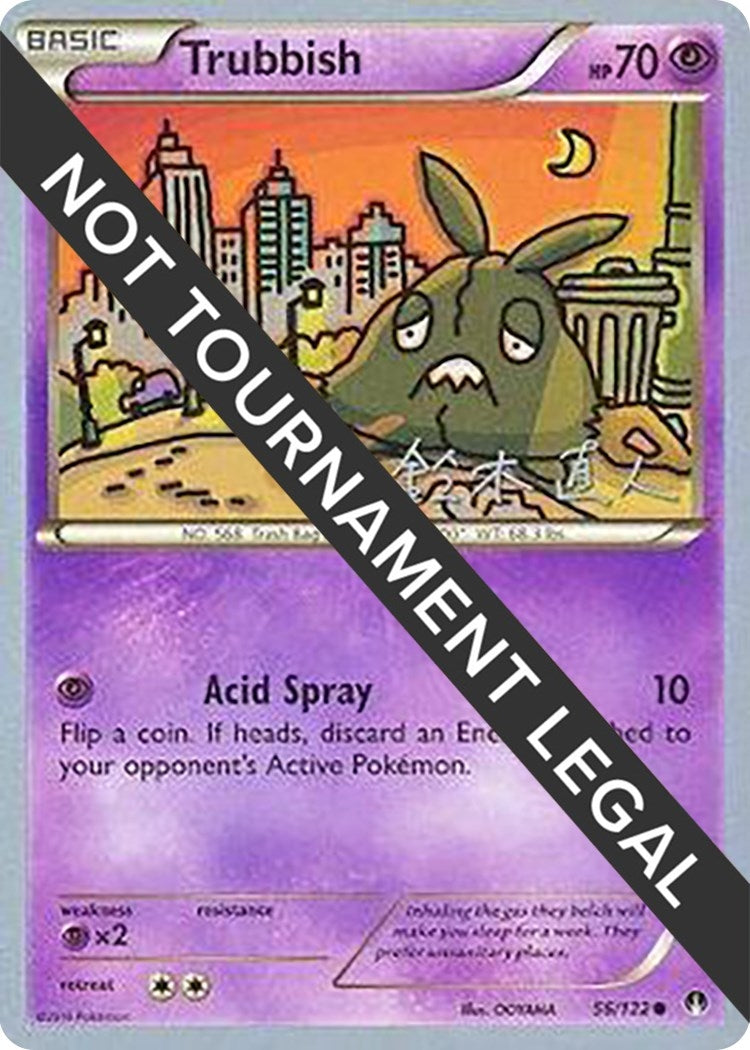 Image for Trubbish - 2017 (Naoto Suzuki) (56/122) (WCD) - Pokemon
