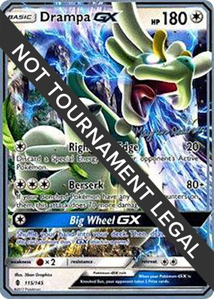 Image for Drampa GX - 2018 (Magnus Pedersen) (115/145) (WCD) - Pokemon