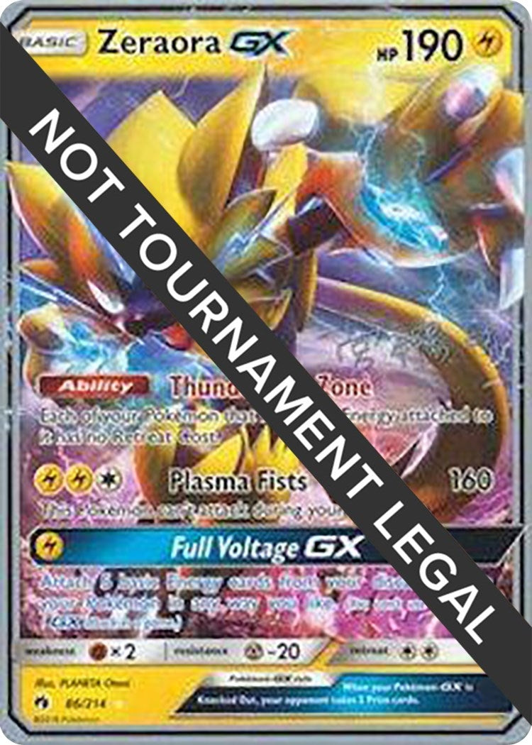Image for Zeraora GX - 2019 (Haruki Miyamoto) (86/214) (WCD) - Pokemon