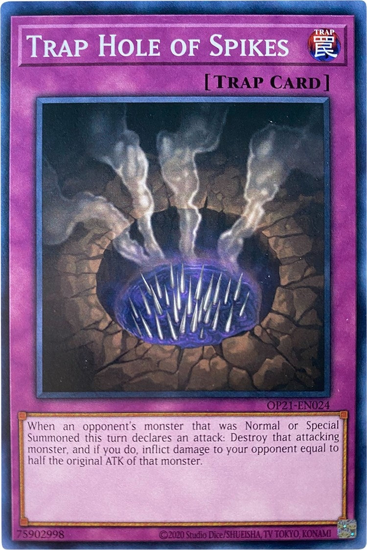 Image for Trap Hole of Spikes (OP21-EN024) (OP21) - YuGiOh