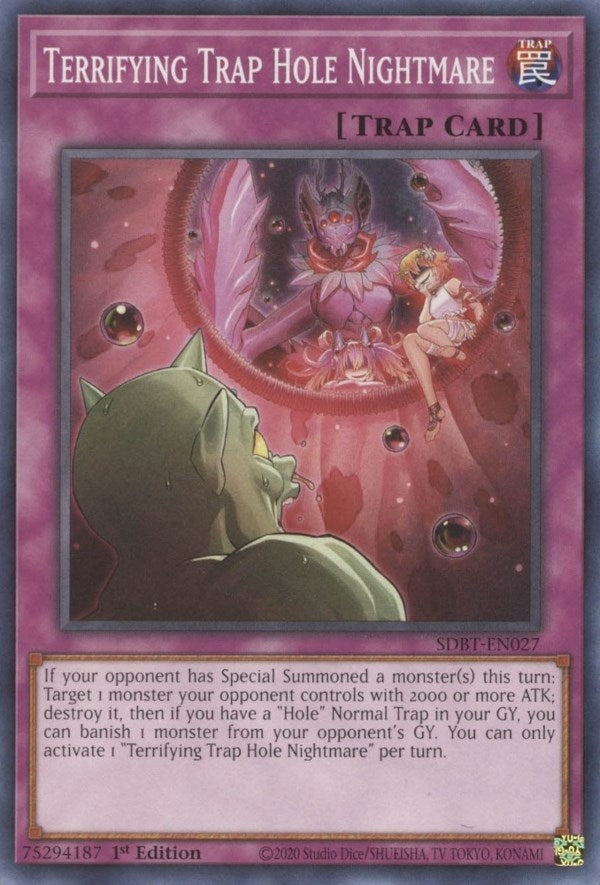 Image for Terrifying Trap Hole Nightmare (SDBT-EN027) (SDBT) - YuGiOh
