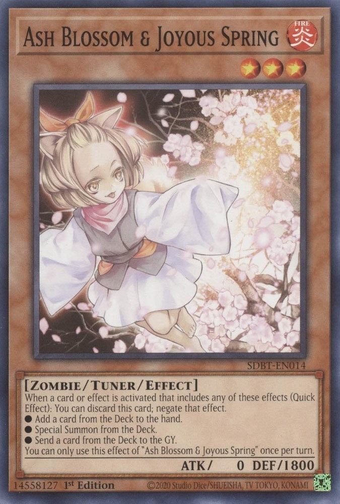 Image for Ash Blossom & Joyous Spring (SDBT-EN014) (SDBT) - YuGiOh