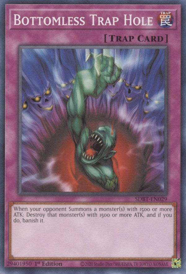 Image for Bottomless Trap Hole (SDBT-EN029) (SDBT) - YuGiOh