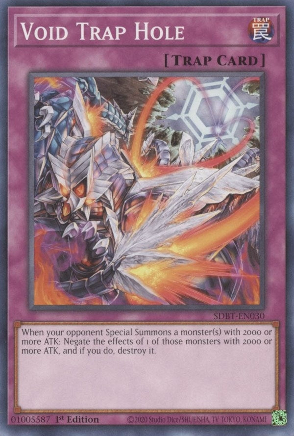 Image for Void Trap Hole (SDBT-EN030) (SDBT) - YuGiOh
