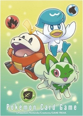 Image for Pokemon TCG: Pokemon Center Japan Exclusive Card Sleeves - Sprigatito, Fuecoco & Quaxly (64-Pack) - Card Sleeves