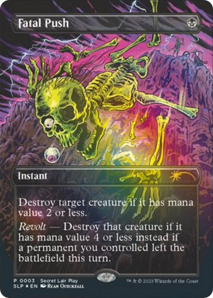 Image for Fatal Push (3) (Secret Lair Showdown) - Magic: The Gathering