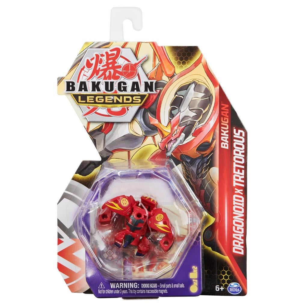 Image for Core Bakugan Single Pack - Pyrus/Darkus Dragonoid x Tretorous - Bakugan TCG