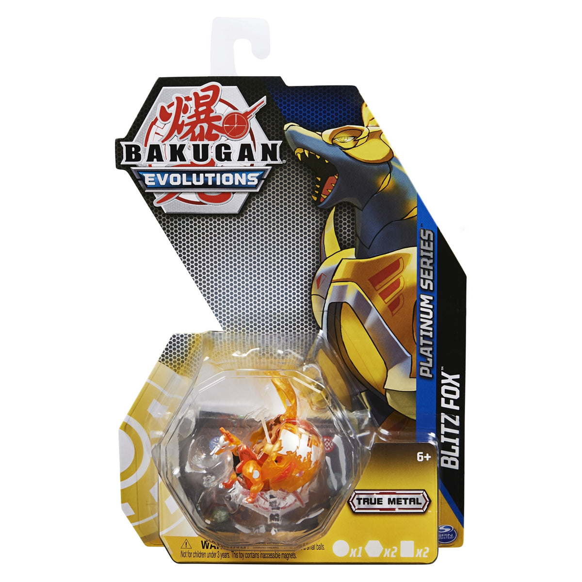 Image for Platinum Series Bakugan Single Pack - Aurelus Blitz Fox - Bakugan TCG
