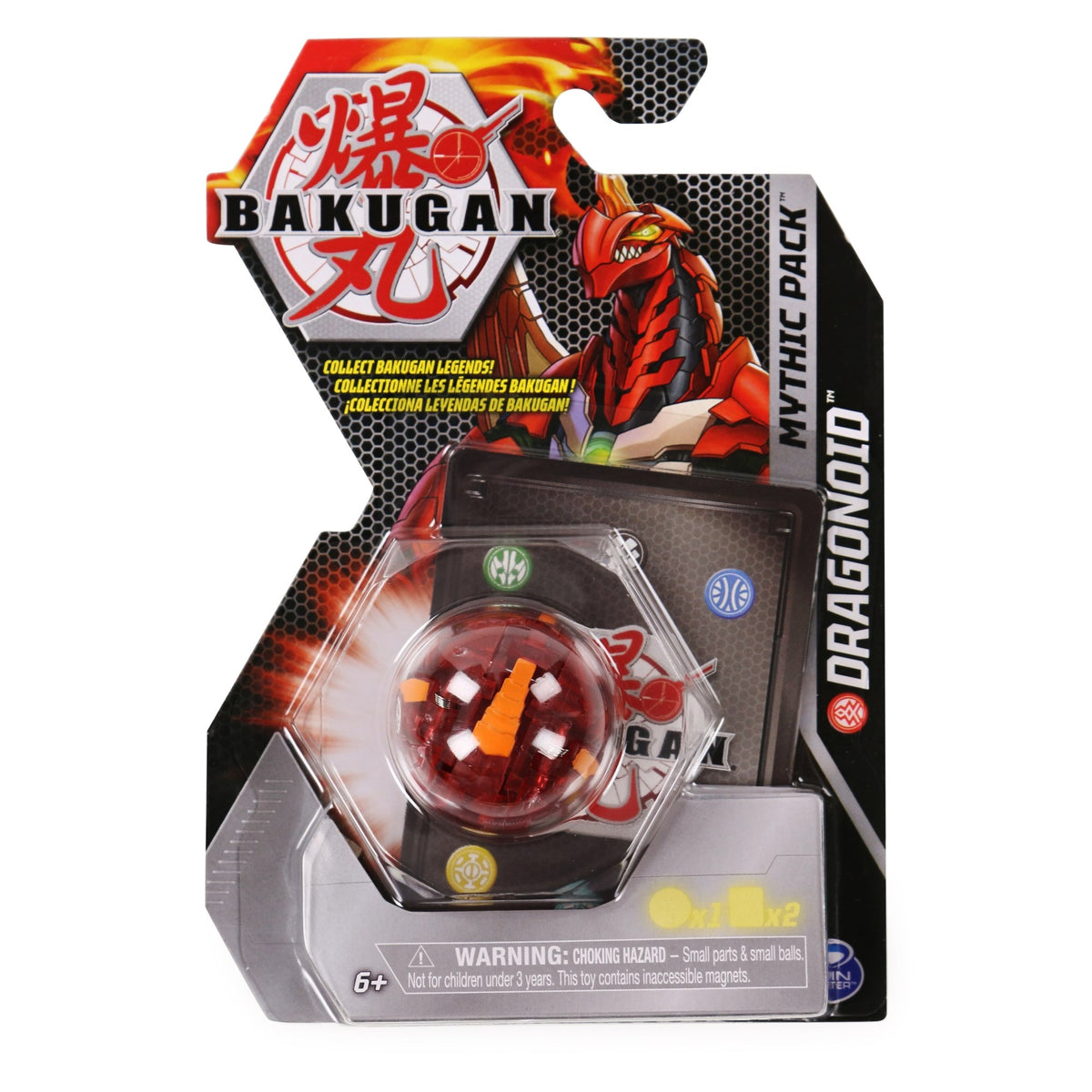 Image for Mythic Series Bakugan Single Pack - Pyrus Dragonoid - Bakugan TCG