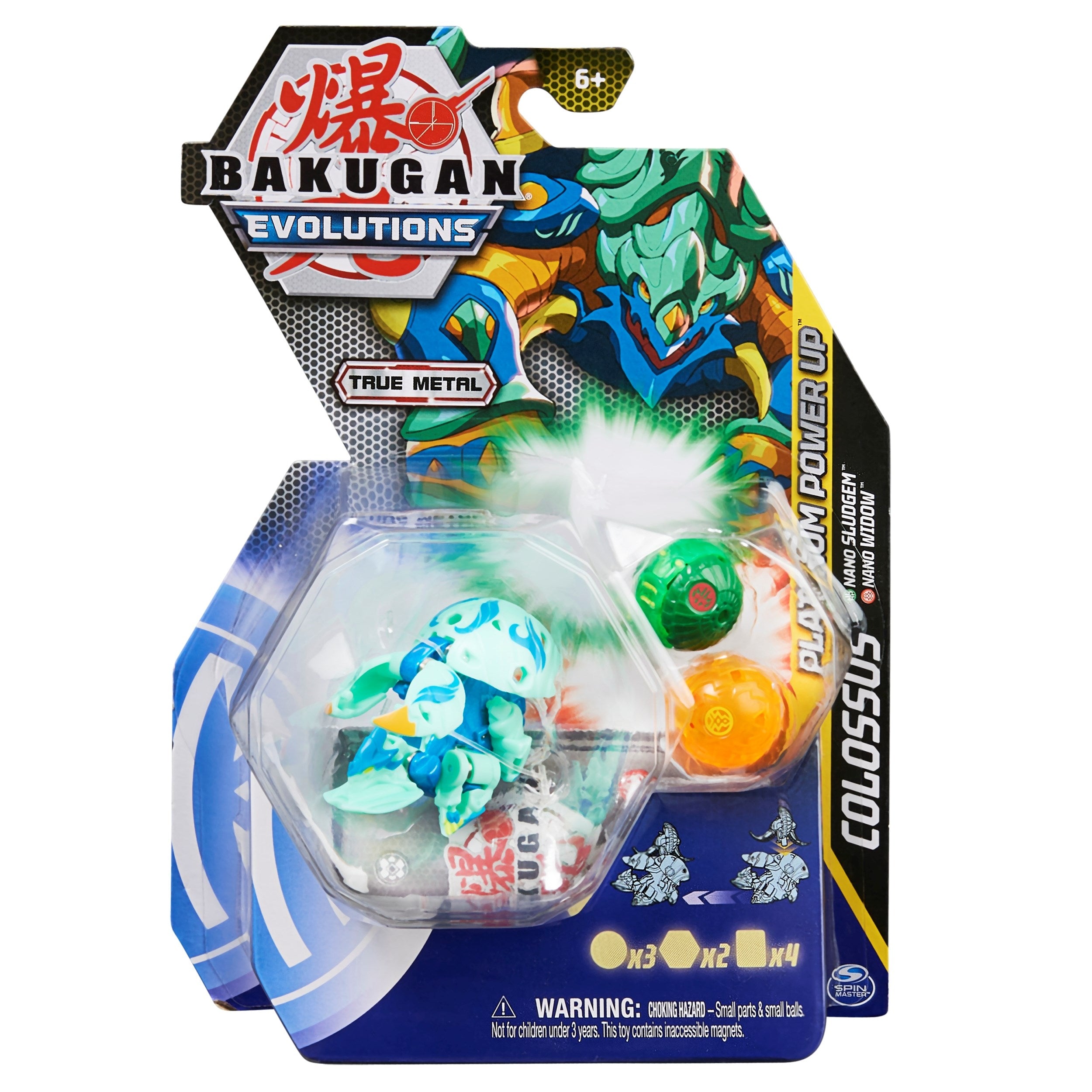 Image for Bakugan Platinum Power Up Pack - Aquos Platinum Power Up Colossus - Bakugan TCG