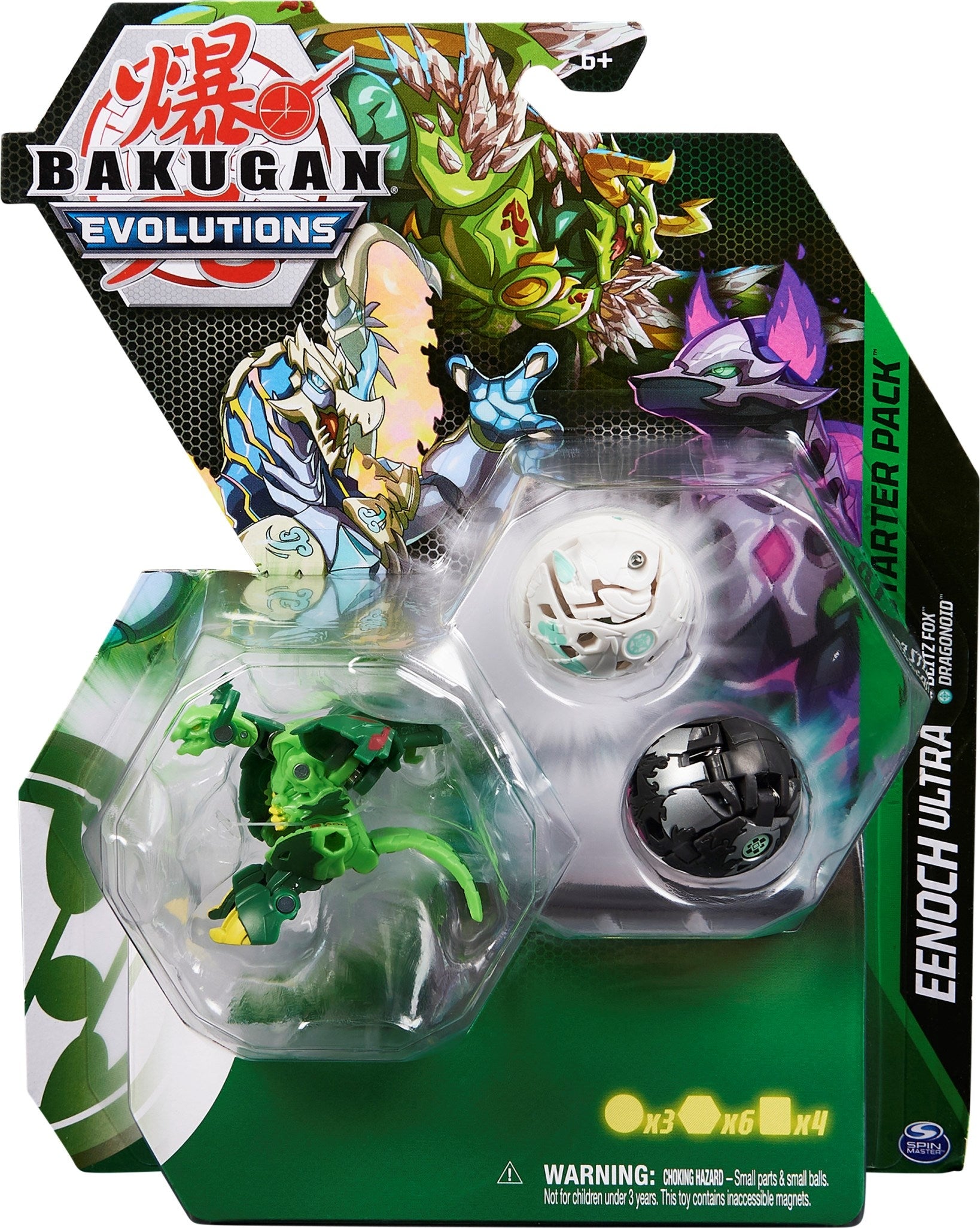 Image for Bakugan Starter 3-Pack - Ventus Eenoch Ultra - Bakugan TCG