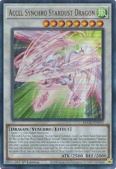 Accel Synchro Stardust Dragon (MAZE-EN019) (MAZE)