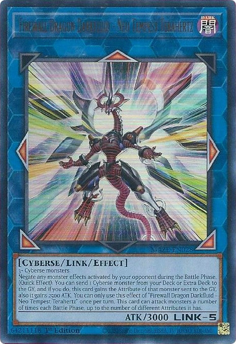 Image for Firewall Dragon Darkfluid - Neo Tempest Terahertz (MAZE-EN028) (MAZE) - YuGiOh