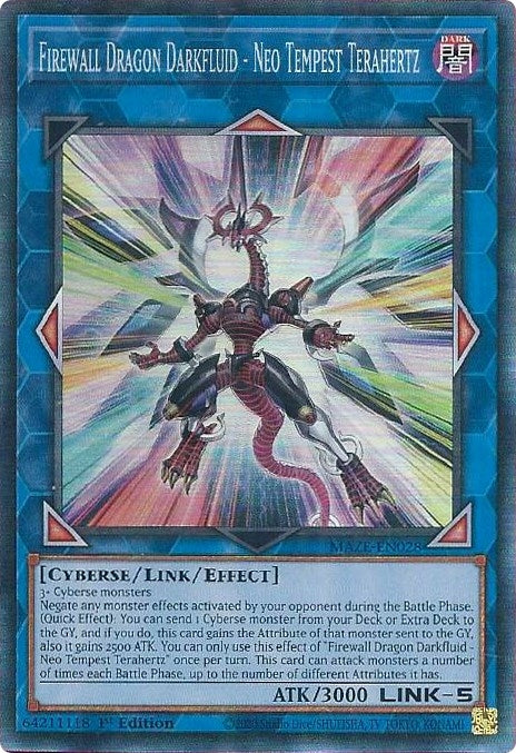 Firewall Dragon Darkfluid - Neo Tempest Terahertz (CR) (MAZE-EN028) (MAZE)