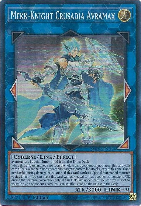 Image for Mekk-Knight Crusadia Avramax (MAZE-EN054) (MAZE) - YuGiOh