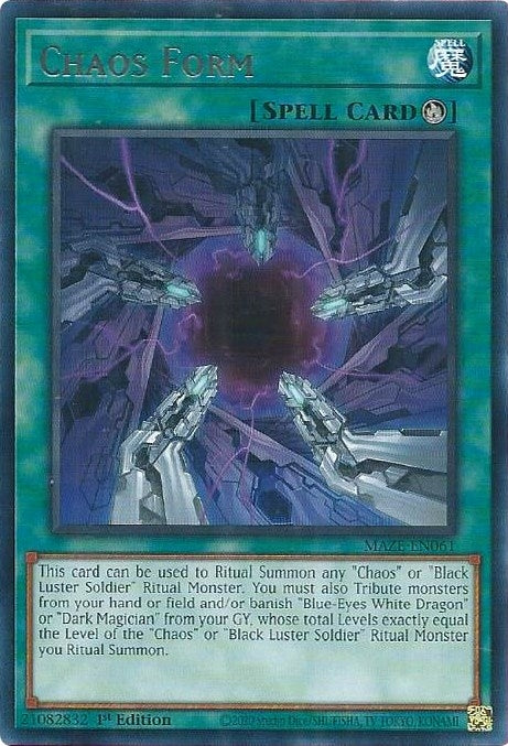 Image for Chaos Form (MAZE-EN061) (MAZE) - YuGiOh